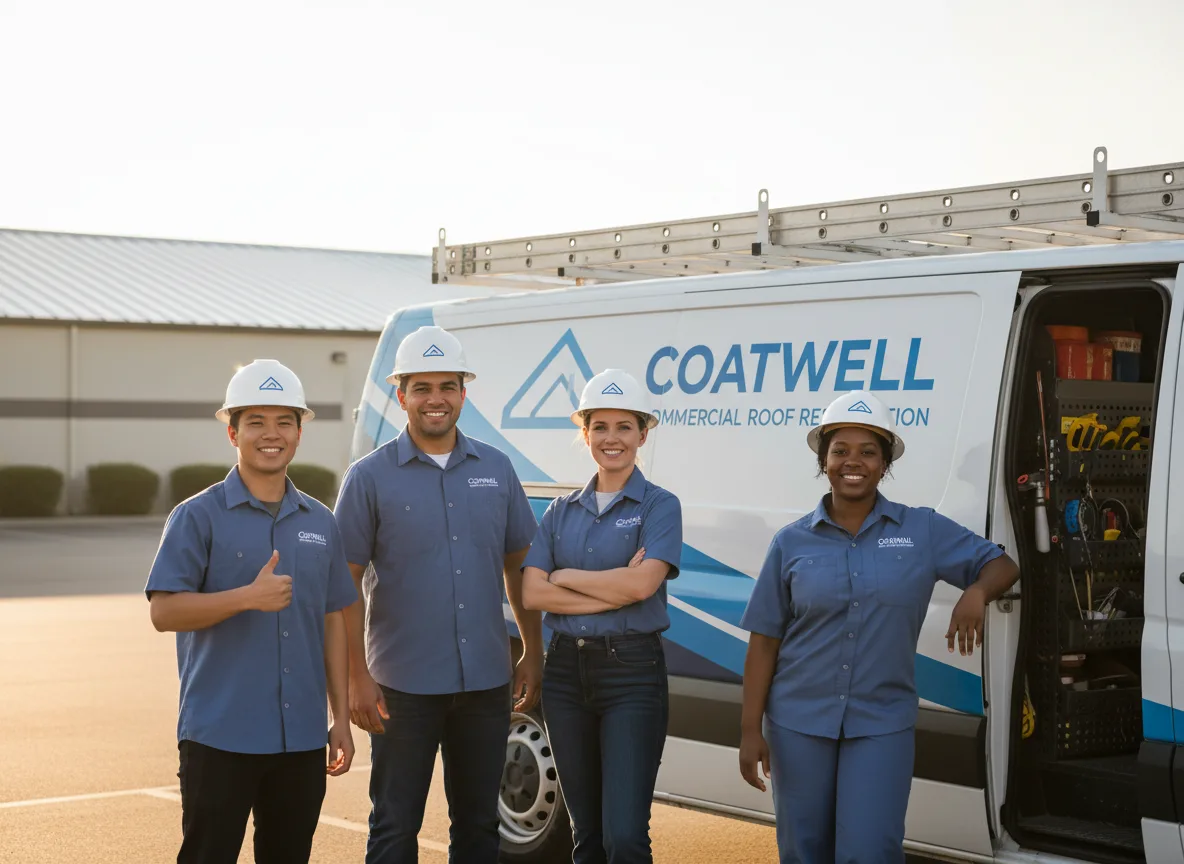 Commercial roof coating company in Camp, AR